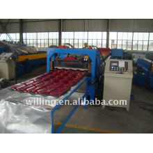 colored steel tile corrugated roll forming machine